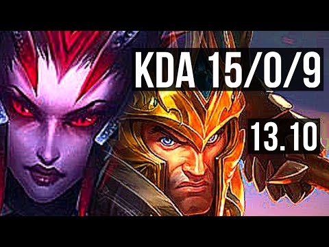 ELISE vs JARVAN IV (JNG) | 15/0/9, Legendary, 1.0M mastery, 300+ games | KR Master | 13.10