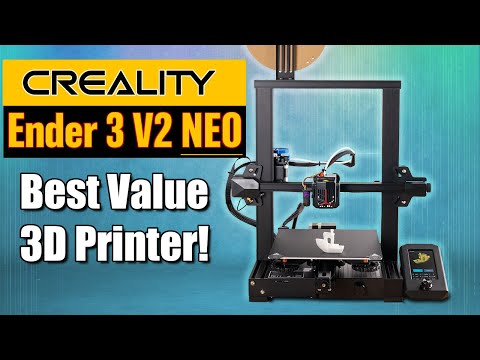 Creality Ender 3 V2 Neo. A Great 3D Printer Made Better!
