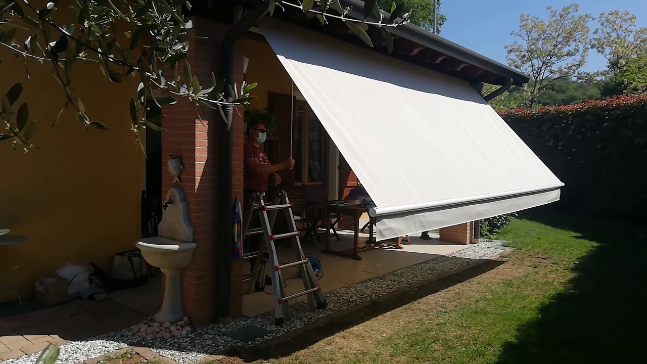 Tenda da sole a bracci MARKILUX 1300 con vite d'inclinazione