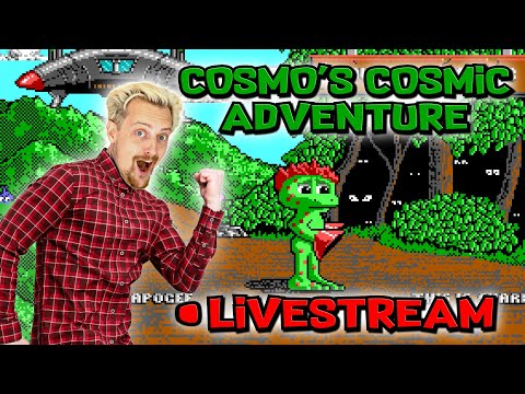 ⭐ Cosmo's Cosmic Adventure! [ HD ] 🛸 Gameplay World Premiere❗ 🌍 (1992)✨🔴 Livestream!