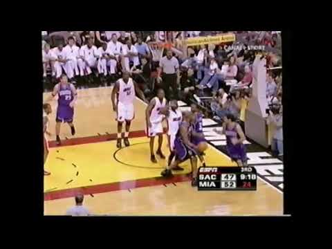 Peja Stojakovic 15 Points @ Heat, 2004-05.