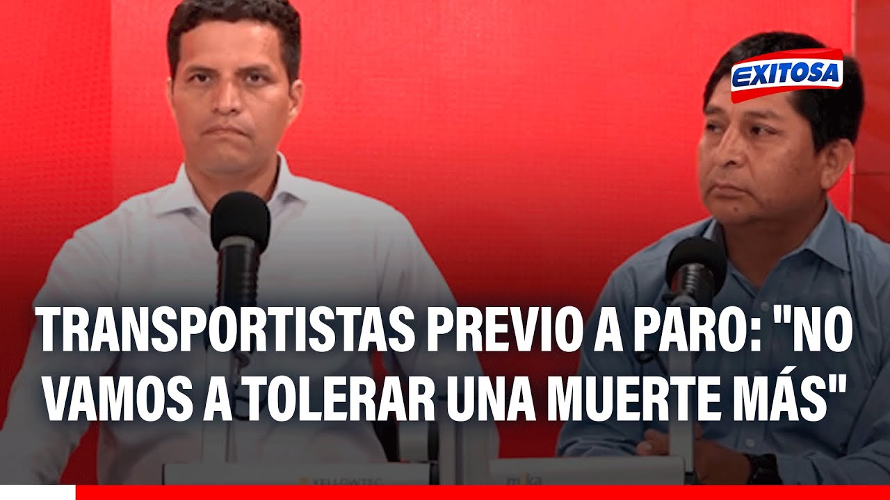 🔴🔵 "No vamos a tolerar una muerte más": Transportistas condenan nuevo ataque a bus previo al paro