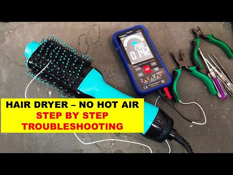 {917} How to repair hair dryer - no hot air