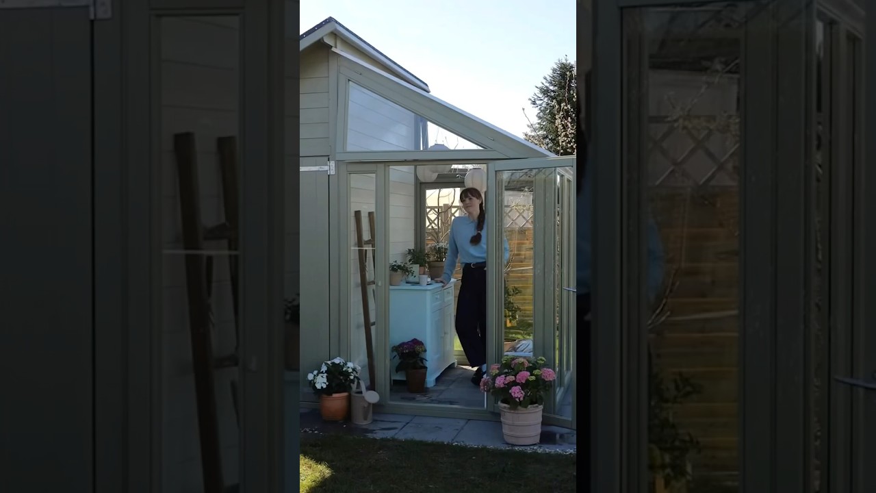 Redskabsrum/drivhus - 6,6 m² - ubehandlet