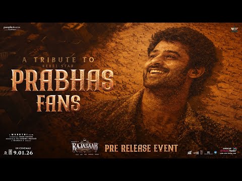 Rebel Star Prabhas Fans Special Mashup | The RajaSaab Pre-Release Event | Shreyas Media
