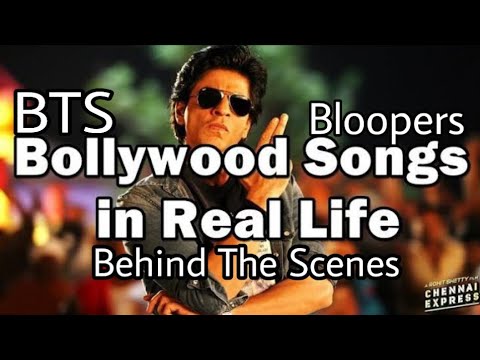 "BTS" Behind The Scenes of Bollywood songs in real life..Bloopers