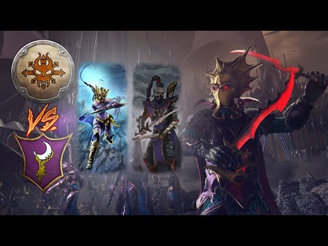 Lokhir Felheart, SISTERS & SHADES | Norsca vs Dark Elves - Total War Warhammer 3