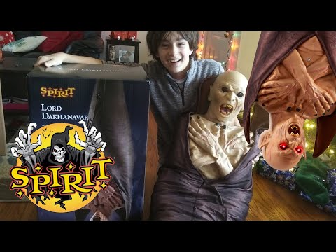 Lord Dakhanavar UNBOXING, Setup, and DEMO | Spirit Halloween Brand New for 2020