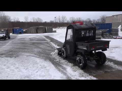 Snow Plowing with an American LandMaster UTV - Actuated and Manual Plow Blade, American LandMaster