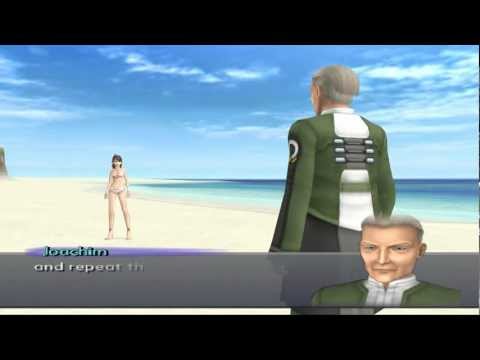 Xenosaga III HD Cutscene 154 - Joachim Stands on the Shore - JAPANESE - SWIMSUIT MODE