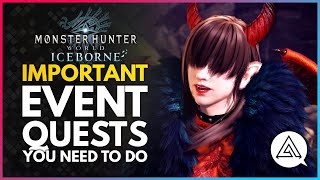 Monster Hunter World Iceborne | Most Important Event Quests You Need to Do - Fun Fright Festival