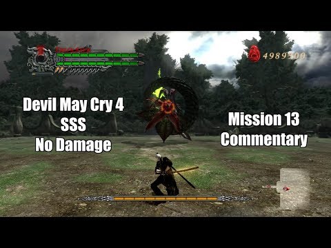 Devil May Cry 4 SE - Dante Must Die, No Damage SSS Rank - Mission 13 with Commentary