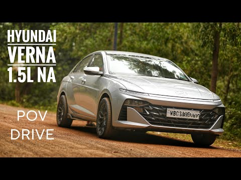 Hyundai Verna 1.5L NA || Drive through traffic in highway || POV drive video
