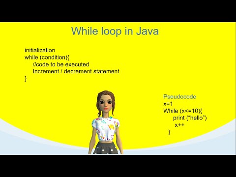 While Loop In Java And Pseudo Code Flowchart And Trace Table
