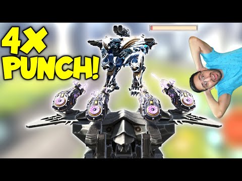 Crazy! 4x Mk3 PUNCHER BEHEMOTH Locking & Destryoing Everthing War Robots Gameplay WR