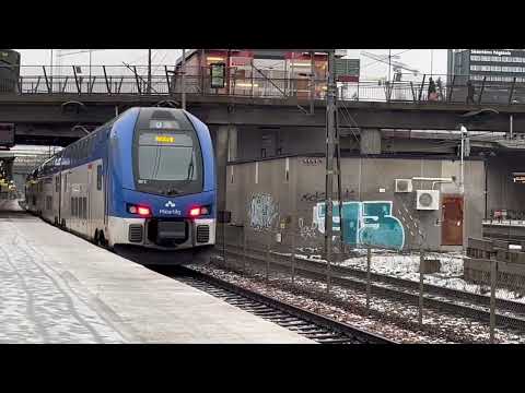 Svenska tåg del 7/Swedish trains part 7 - höst/vinter i Flemingsberg 2024