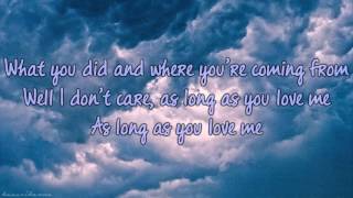 As Long As You Love Me - Sleeping At Last (lyrics)