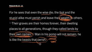 THEY SHALL PERISH FOR THEIR WICKENESS