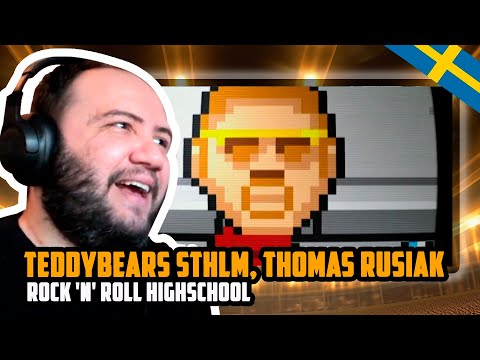 🇸🇪 Teddybears Sthlm, Thomas Rusiak - Rock 'n' Roll Highschool (Video) TEACHER PAUL REACTS SWEDEN