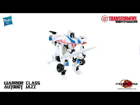 Video Review of the 2015 Transformers Robots in Disguise: Warrior Class AUTOBOT JAZZ
