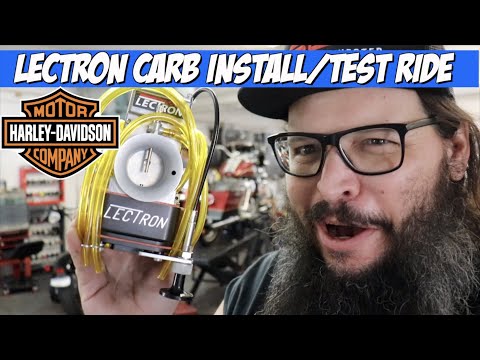 Lectron carb installation on my Harley Davidson FXR