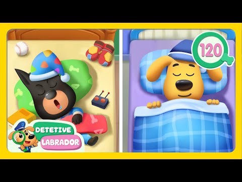 Um Dia 🎇 Historinha Engraçada do Detetive Labrador 🔍 Desenhos Animados