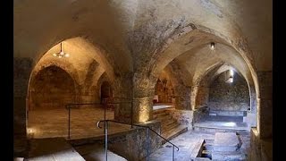 preview picture of video 'The Benedictine Monastery in Abu Gosh Israel - a bubbling spring flows through the crypt.'