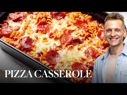 If You Love Pizza and Pasta, This Pizza Casserole Recipe Is For You!