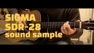 Video thumbnail for [시그마 SDR-28] SIGMA SDR 28 sound sample / 100만원 초반 올솔리드 기타 by 어그먼트기타