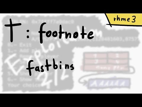 †: Use-after-free with fast bins