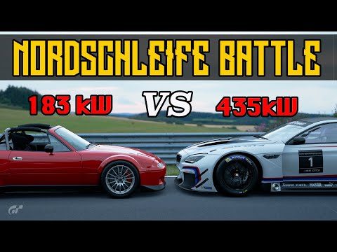 GT Sport Nordschleife Battle - N200 Mazda vs BMW GR.3 - Pro AI Setting