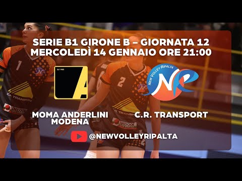 B1-B giornata 12 // Moma Anderlini Modena vs C.R. Transport Ripalta