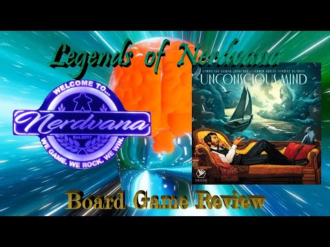 Unconscious Mind Kickstarter All-In - Legends of Nerdvana Board Game Review