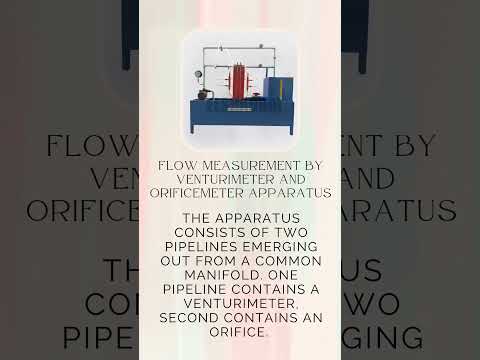 Flow measurement by ventur & orificemeter apparatus - fluid ...