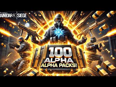 🔥 ABRINDO 100 ALPHA PACKS NO RAINBOW SIX! 💰 SKINS INSANAS! 😱