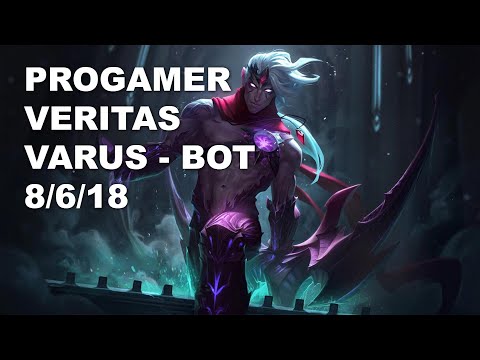 Progamer Veritas Bot Varus vs Draven - KR Challenger Rank Game