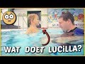 LUCiLLA SPUUGT BADMEESTER NAT OP ZWEMLES ? | Bellinga Vlog #1555