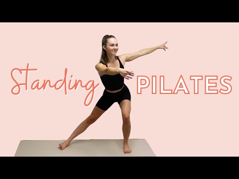STANDING PILATES WORKOUT | 10 Minute Total Body TONE UP