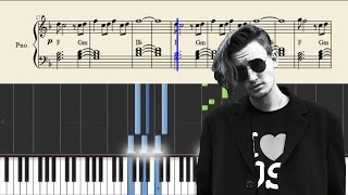 gnash - home (ft. johnny yukon) - piano tutorial + SHEETS