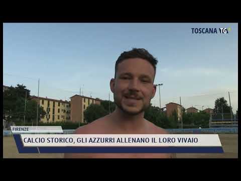 2022-06-24 FIRENZE - CALCIO STORICO, GLI AZZURRI ALLENANO IL LORO VIVAIO