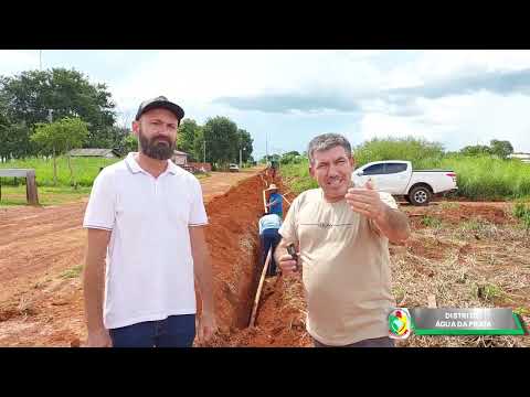 CMBTE - Distrito de Agua da Prata recebe novas ligações na rede de abastecimento de agua