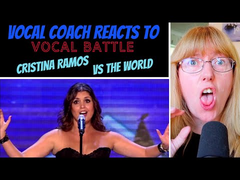 Vocal Coach Reacts to Cristina Ramos Vs the world! Celine, Ariana, Dimash, Demi, Leona & More