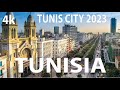 Tunis City , Tunisia 4K By Drone 2023