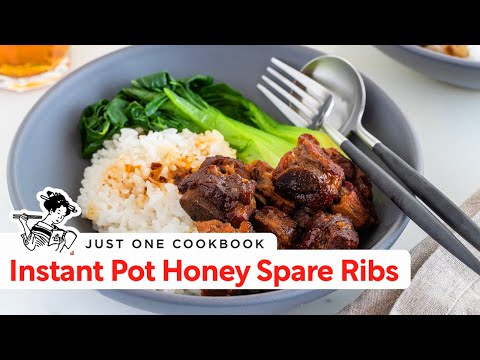 How to Make Instant Pot Honey Spare Ribs (Recipe) ハニースペアリブ (圧力鍋)の作り方(レシピ) Video