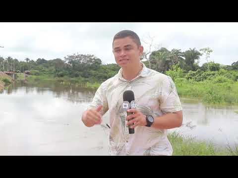 Veja como está o nível do rio tapuio no povoado vai quem quer em São Mateus MA