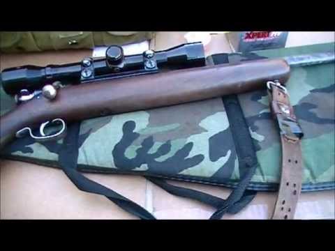 Shooting Winchester Model 67 Rifle