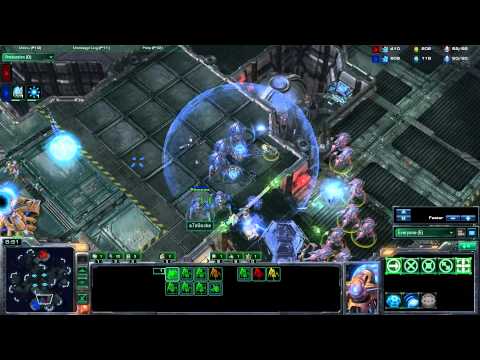 LiquidHuK (P) vs aTnSocke (P) Dreamhack 2011 Quarter Finals Game 1