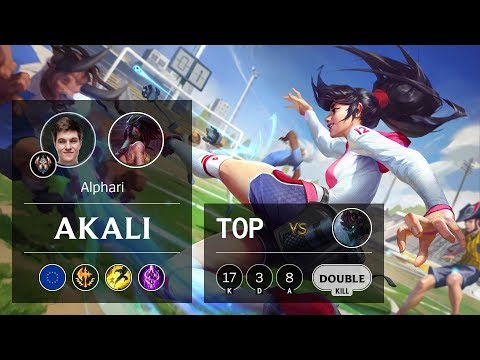 Akali Top vs Maokai - EUW Challenger Patch 9.23