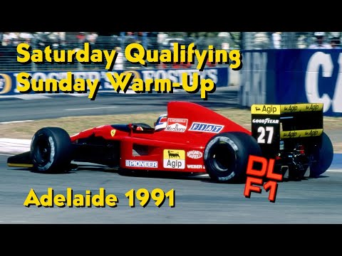 F1 Australia 1991 - 🇦🇺 Saturday Qualifying Highlights (& Sunday Warm-Up)