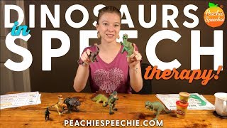 Dinosaur Activities for Speech Therapy by Peachie Speechie